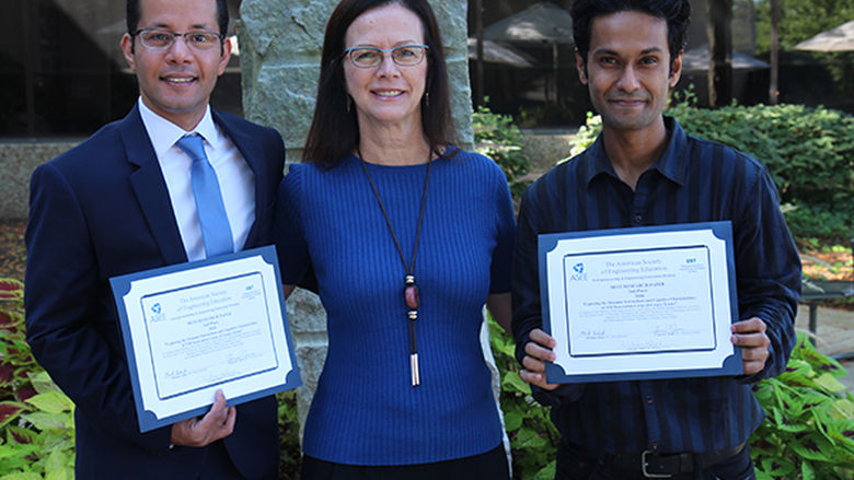 Megahed, Jablokow, and Pachpute with ASEE awards