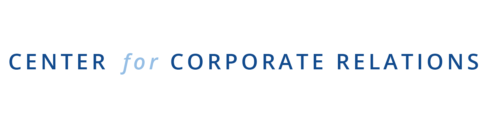 The wordmark for the Great Valley Center for Corporate Relations