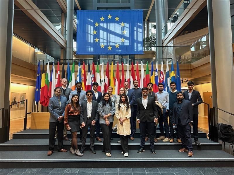 Great Valley students at European Parliament