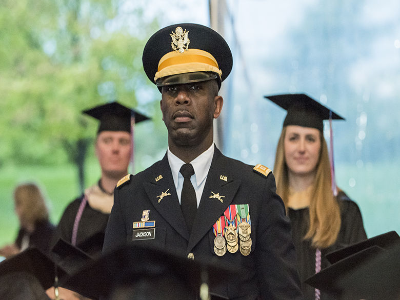 Photo of military grad