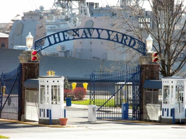 Photo of Navy Yard gate