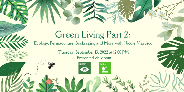 Green living part 2: Ecology, permaculture, beekeeping and more with Nicole Marusco