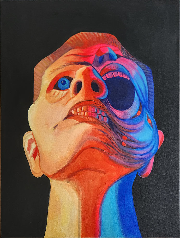 Chroma Self Portrait by Charlie Lewandowski