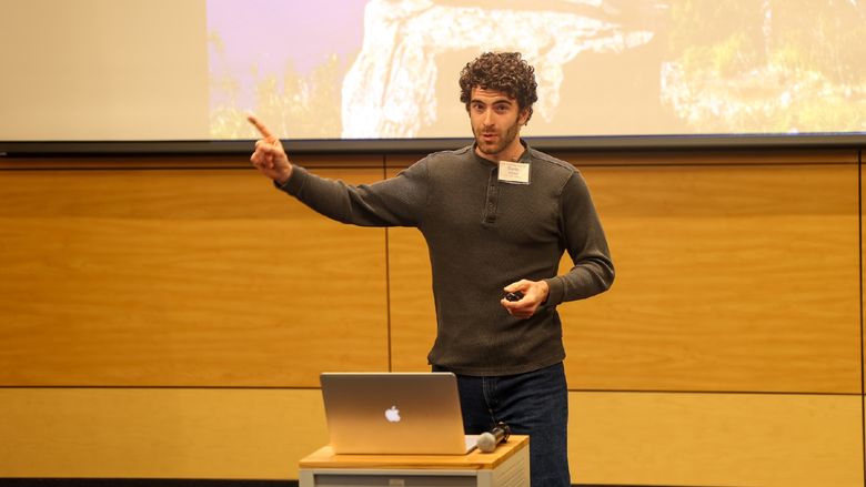 man speaking