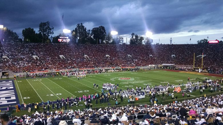 View of the 2017 Rose Bowl