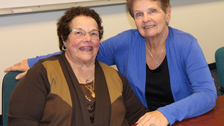 Photo of Great Valley staff members Jo Baitinger and Cathy Ditterline