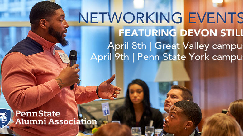 Devon Still Nittany Networking photo 