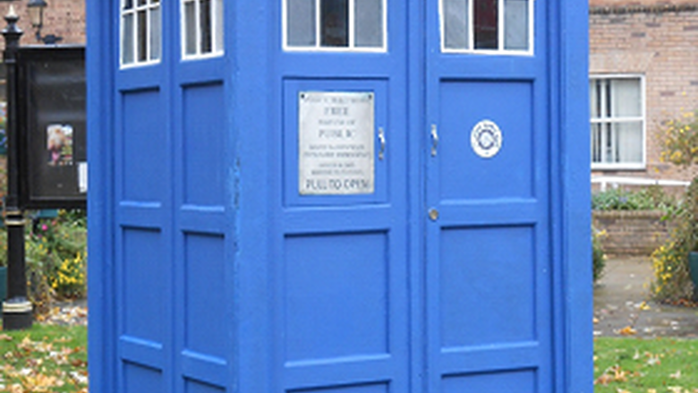 Dr. Who's Tardis, a phone booth that demonstrates impossible thinking