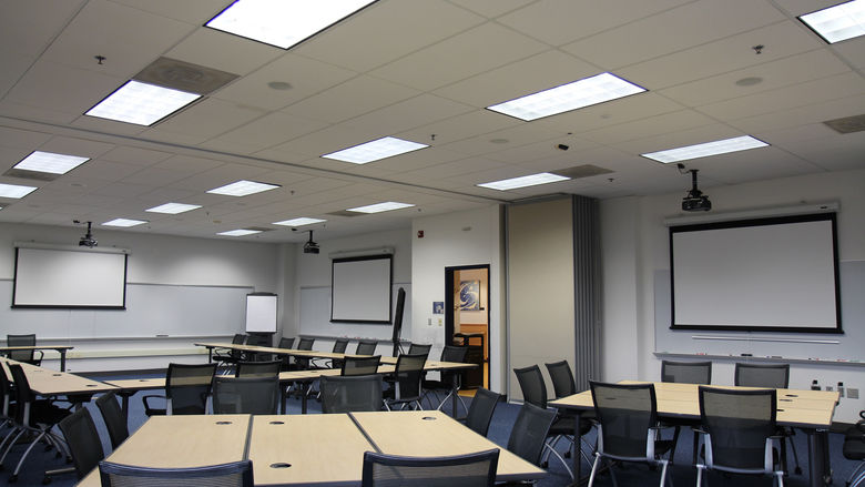 Photo of empty classroom