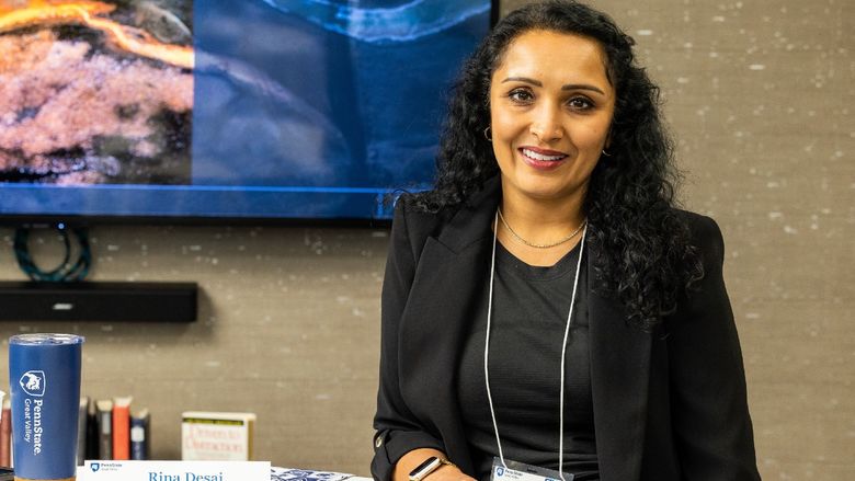 MBA alumna Rina Desai at a Penn State Great Valley networking event