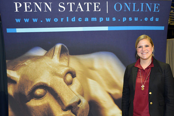 Penn State World Campus MHA student graduates